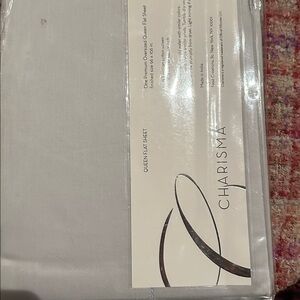 Charisma Premium Queen Flat Sheet 600 Thread